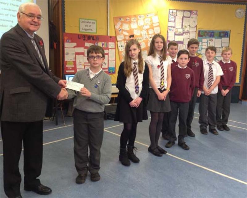 Support for local school library Rotary Club of West Fife